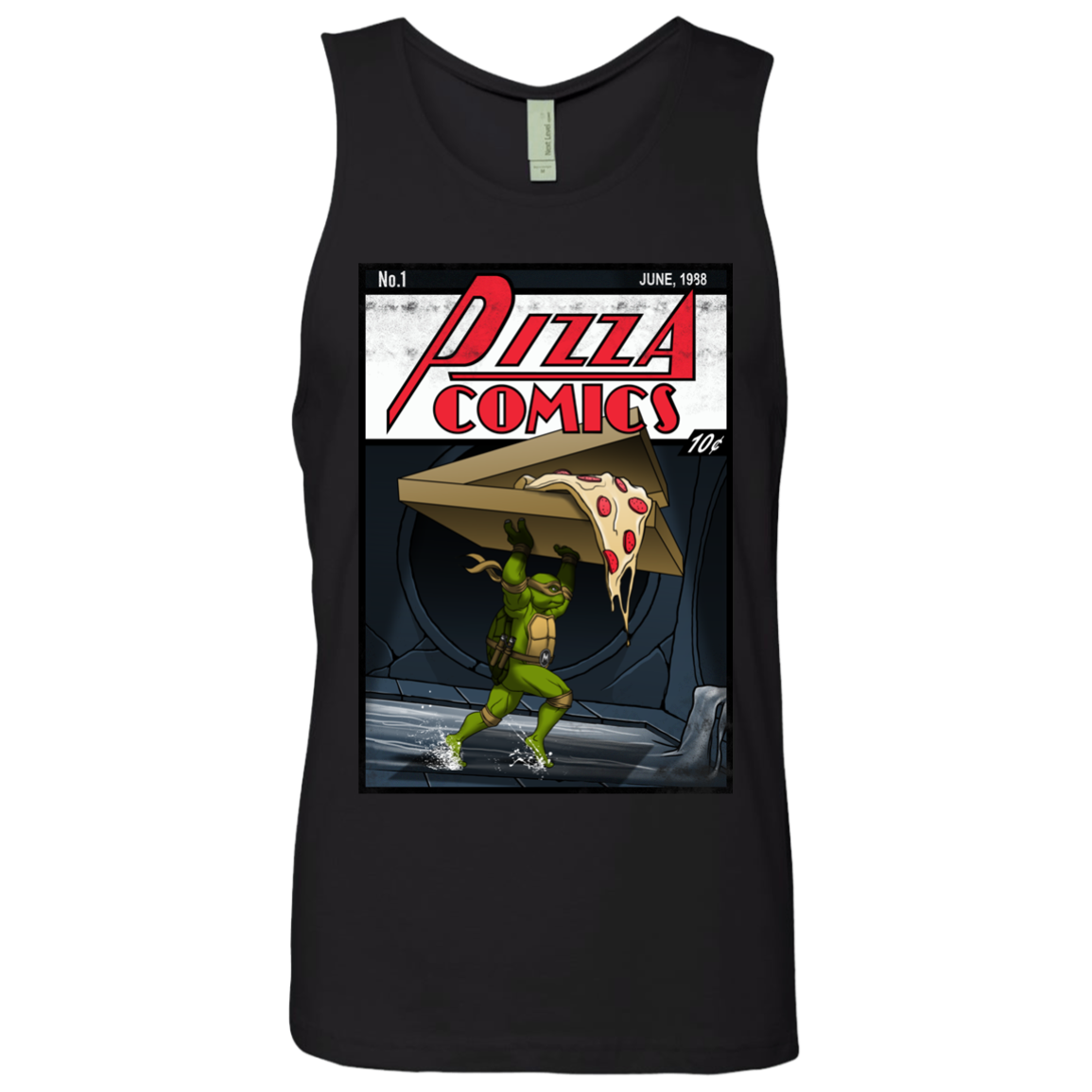 Pizza Comics Men's Premium Tank Top