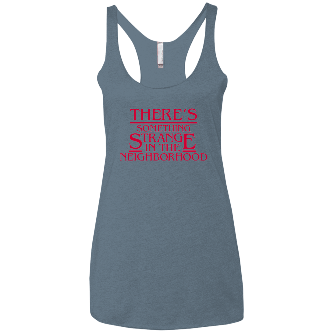 Strange Hawkins Women's Triblend Racerback Tank