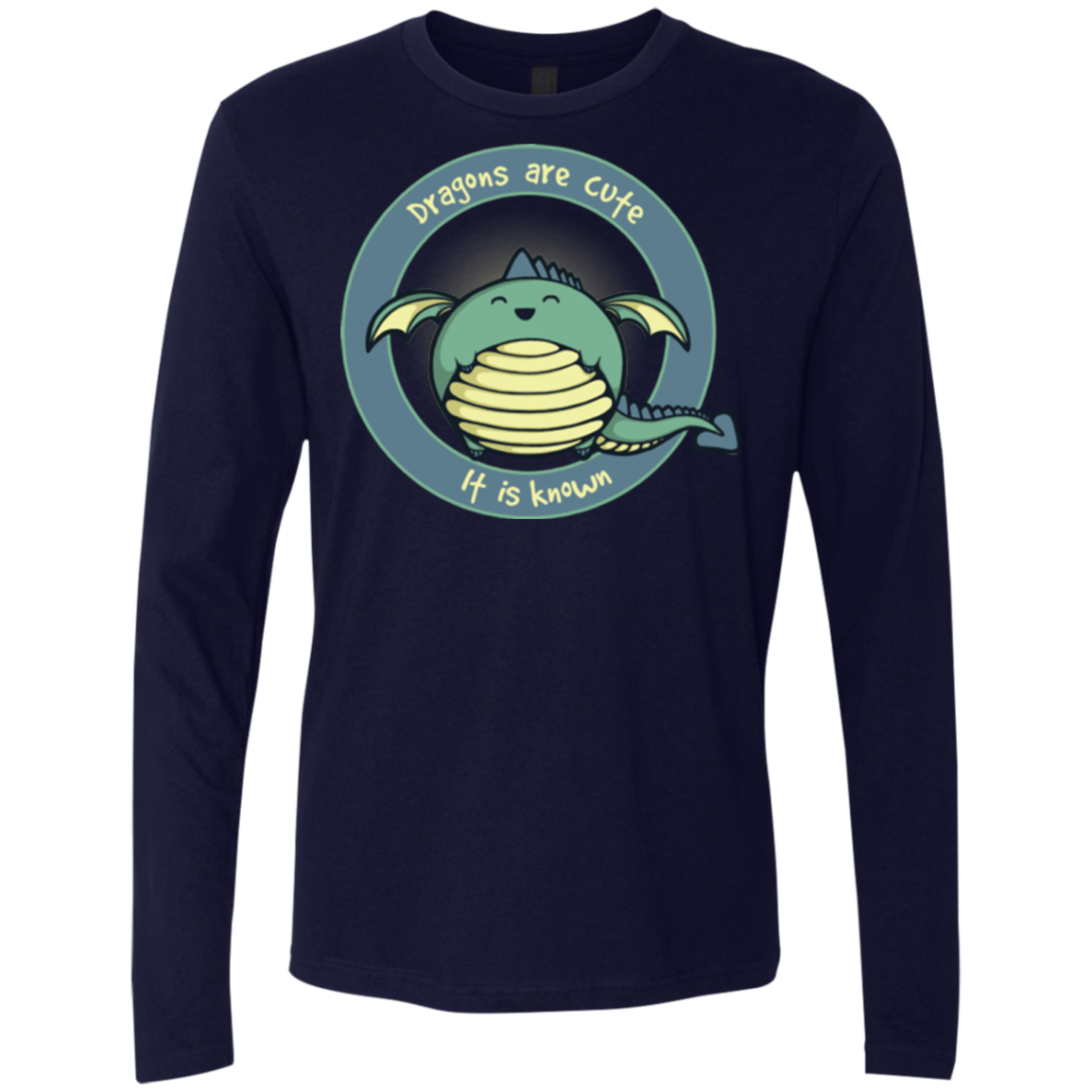 Dragons are Cute Men's Premium Long Sleeve