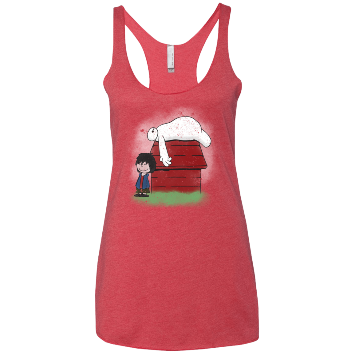 Big Peanut 6 Women's Triblend Racerback Tank