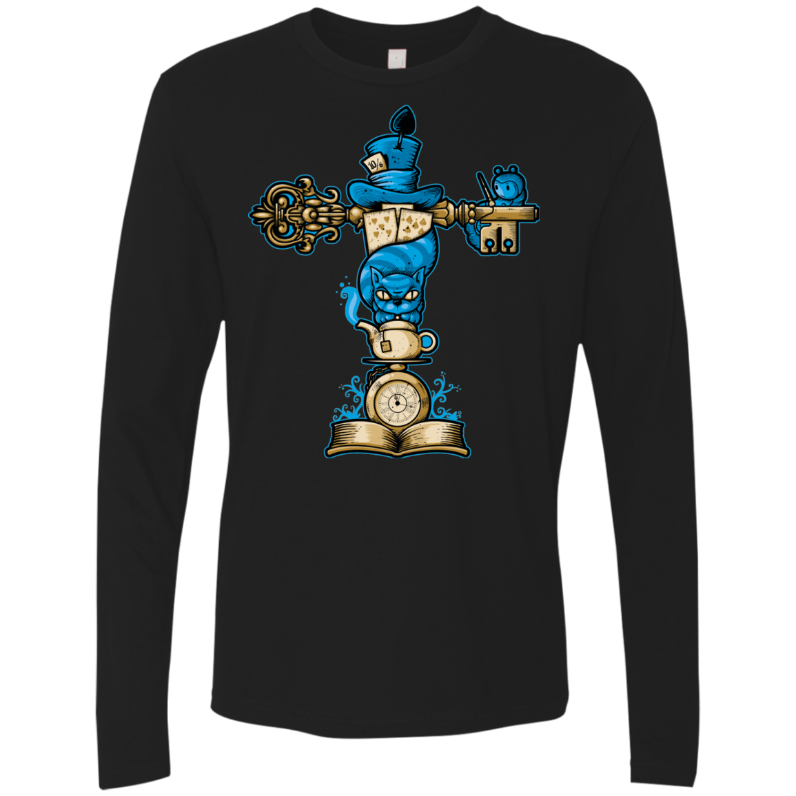 Wonderland Totem Men's Premium Long Sleeve