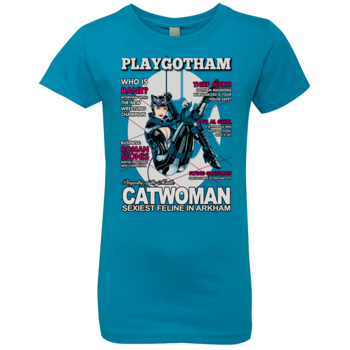 Catwoman PlayGotham Girls Premium T-Shirt