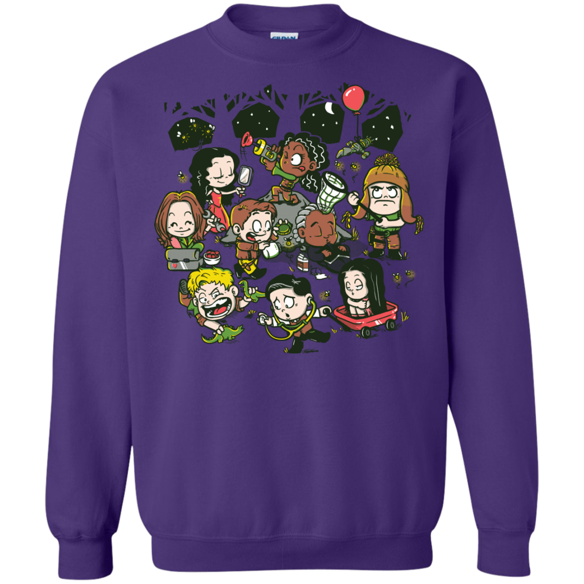 Let's Catch Fireflies Crewneck Sweatshirt