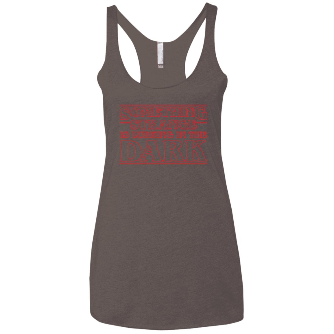 Something Strange Women's Triblend Racerback Tank