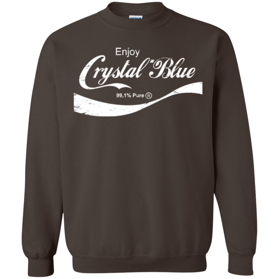Crystal Blue Coke Crewneck Sweatshirt