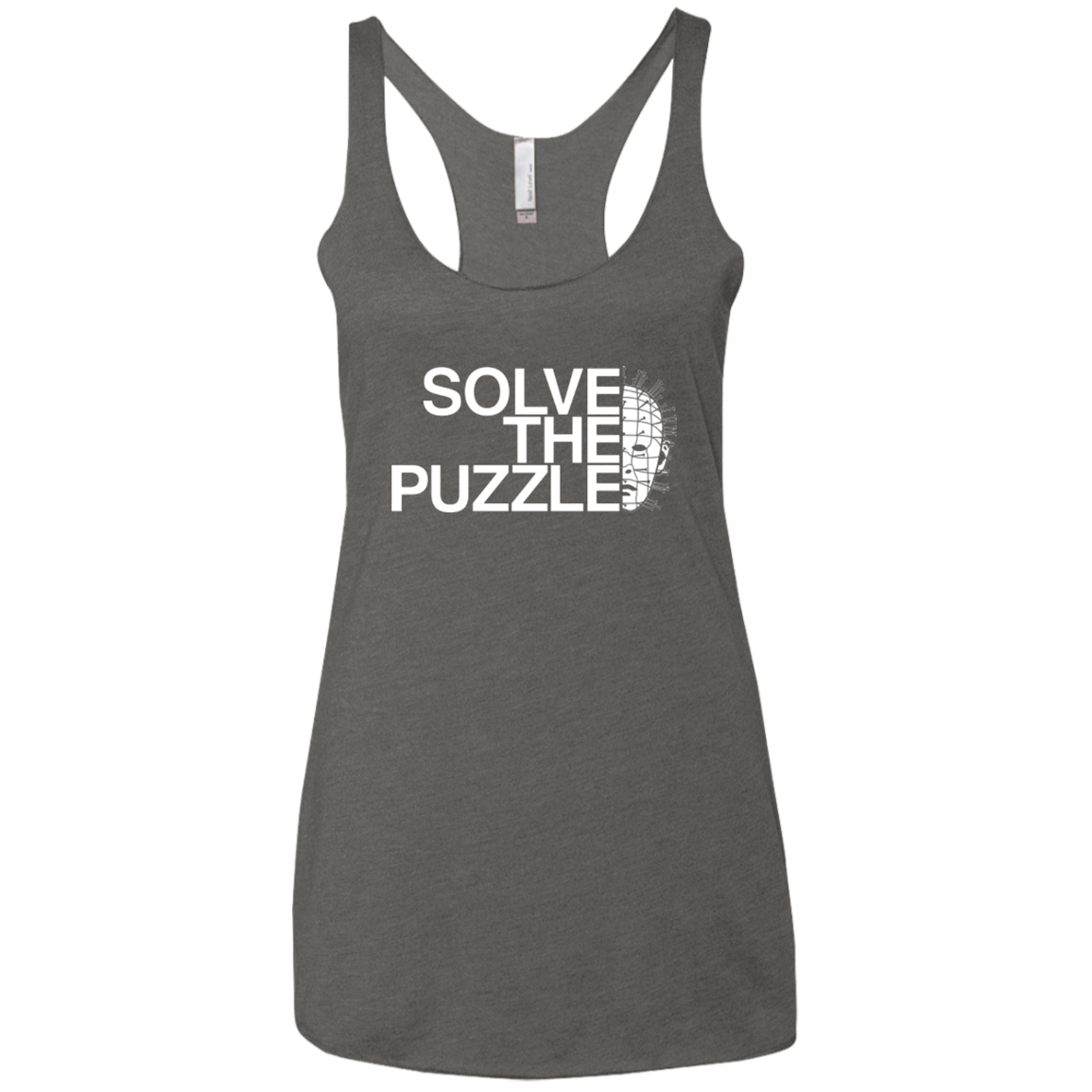Solve The Puzzle V2 Women's Triblend Racerback Tank