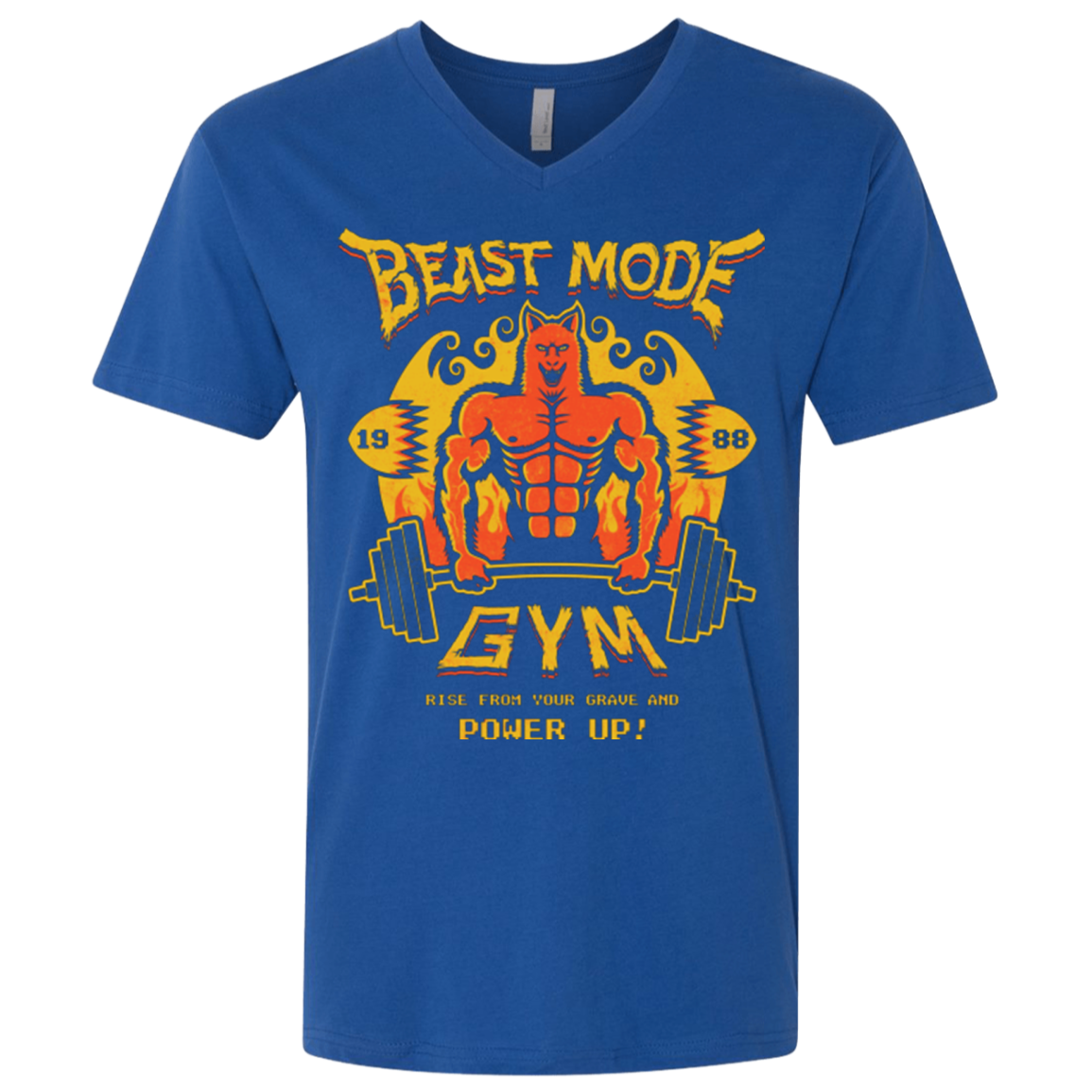 Beast Mode Gym Men's Premium V-Neck
