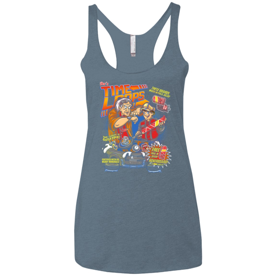 Time Loops Women's Triblend Racerback Tank