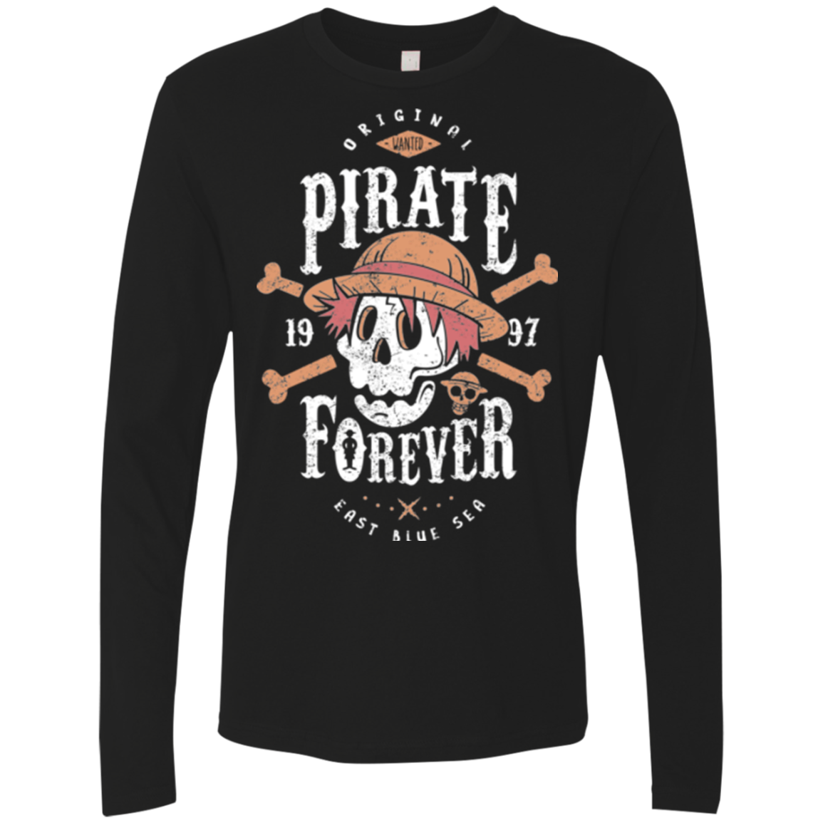 Wanted Pirate Forever Men's Premium Long Sleeve