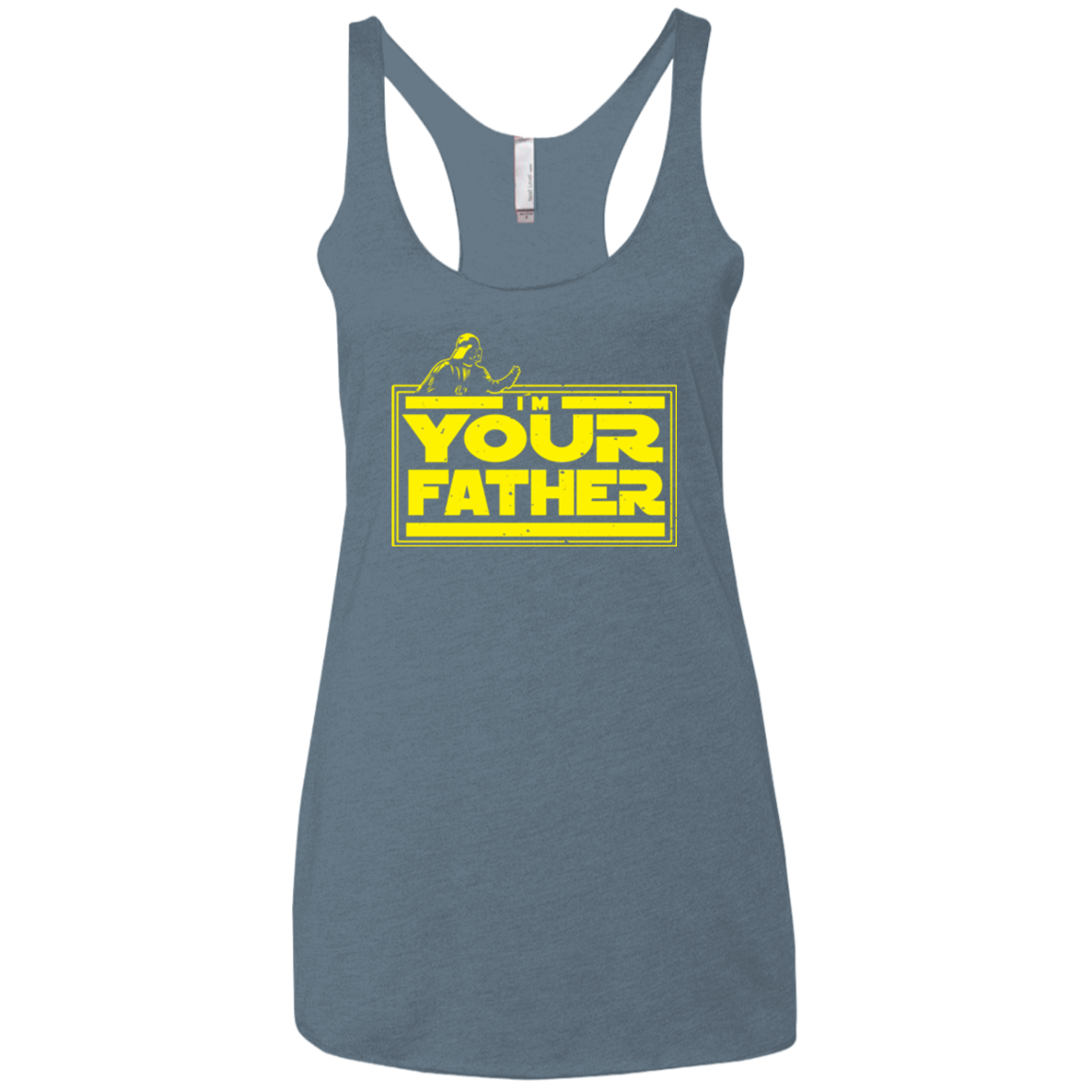 I M Your Father Women's Triblend Racerback Tank