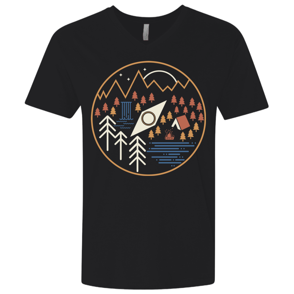 Discover Camping Men's Premium V-Neck