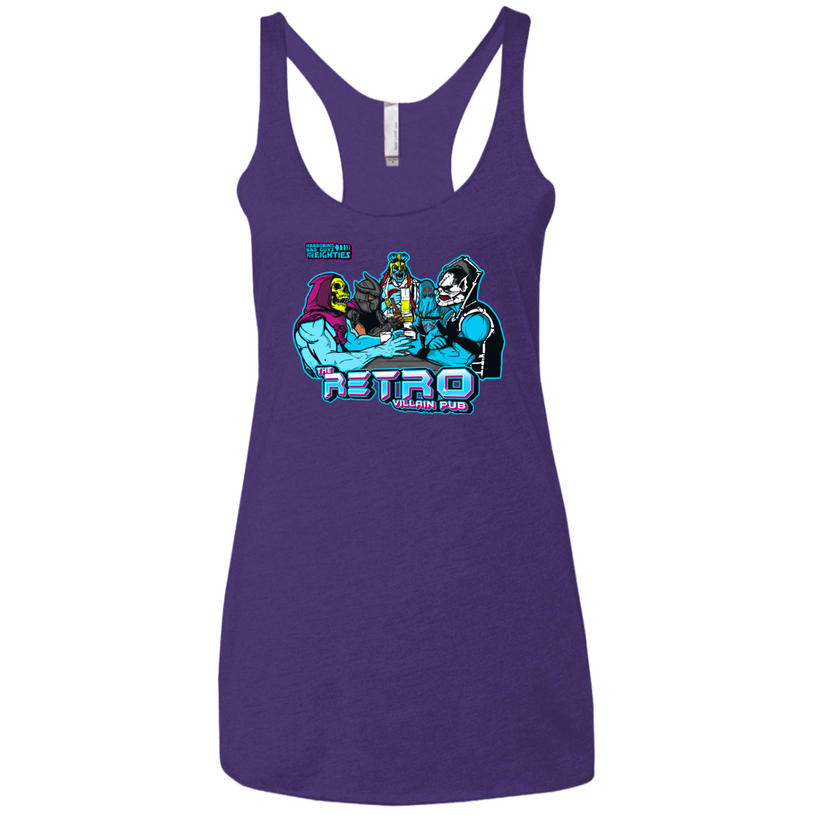 Retro Villain Pub Women's Triblend Racerback Tank