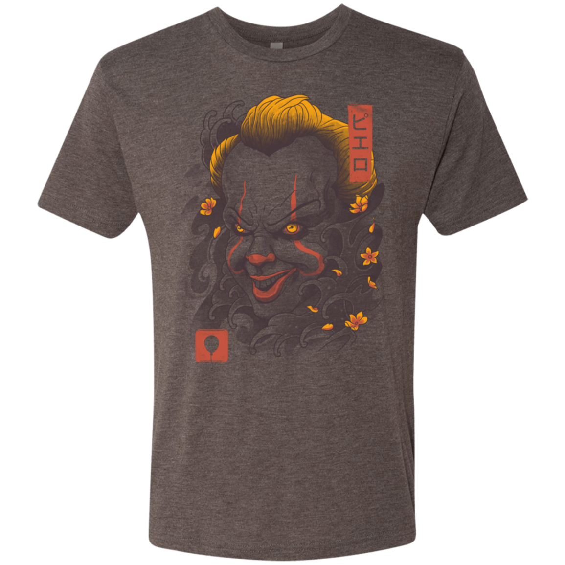 Oni Clown Mask Men's Triblend T-Shirt