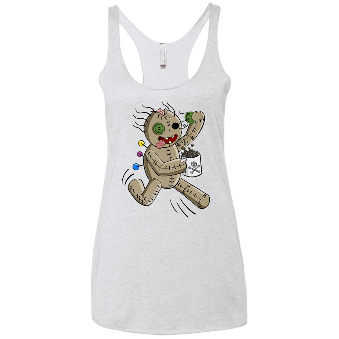 Voodoo Coffee Runner Women's Triblend Racerback Tank
