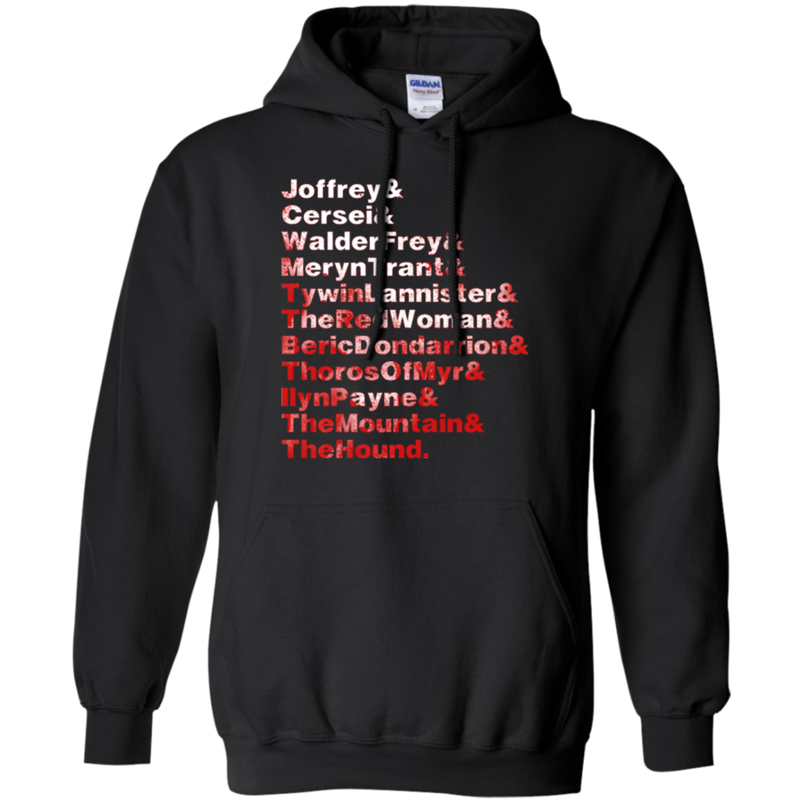 Aryas Kill List Pullover Hoodie