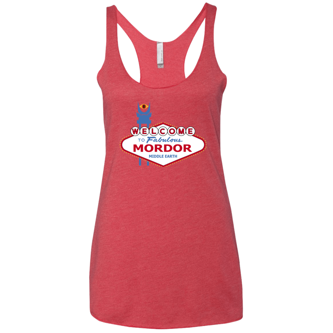 Viva Mordor Women's Triblend Racerback Tank