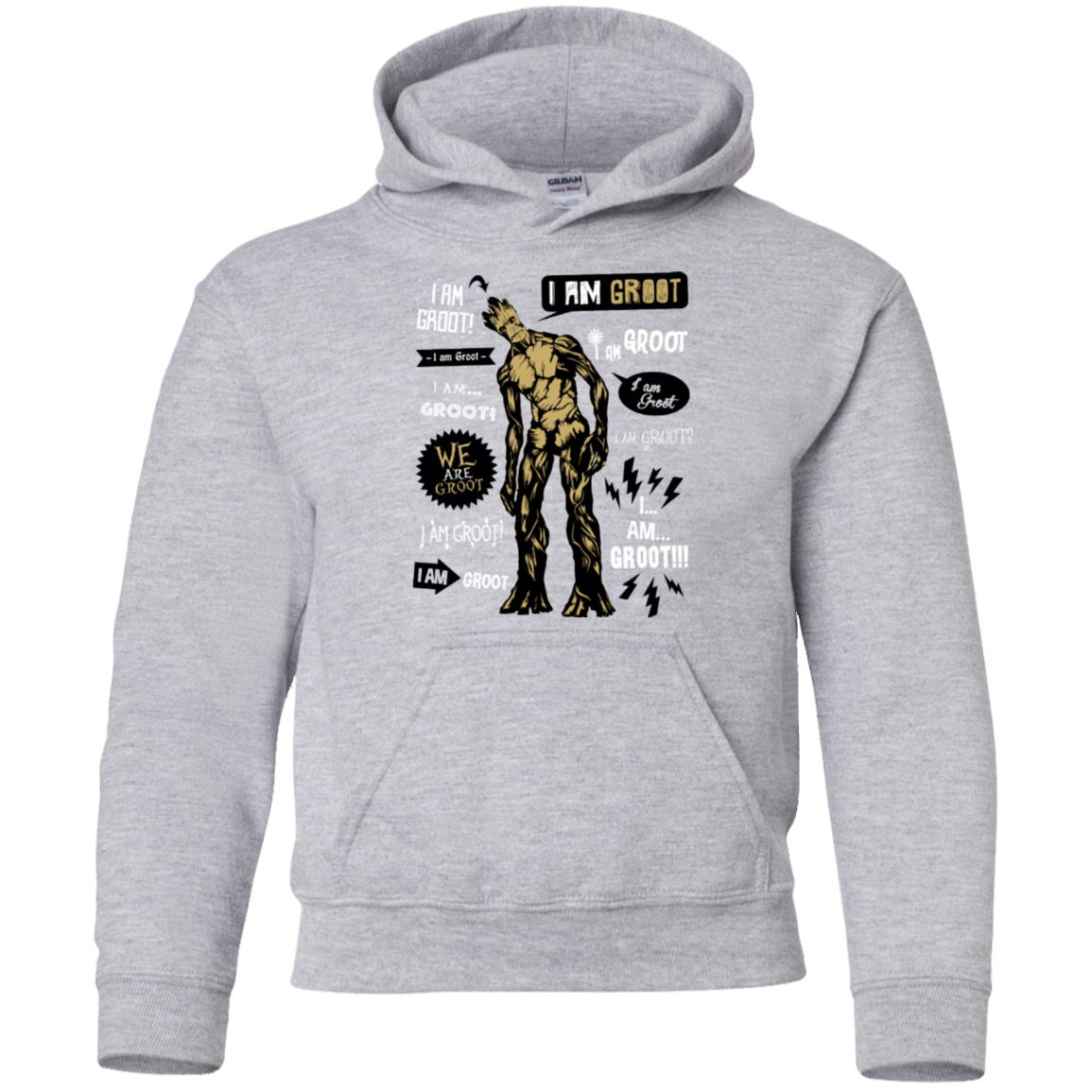 Groot Famous Quotes Youth Hoodie