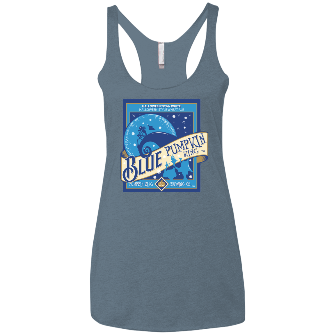 Blue Pumpkin King Women's Triblend Racerback Tank