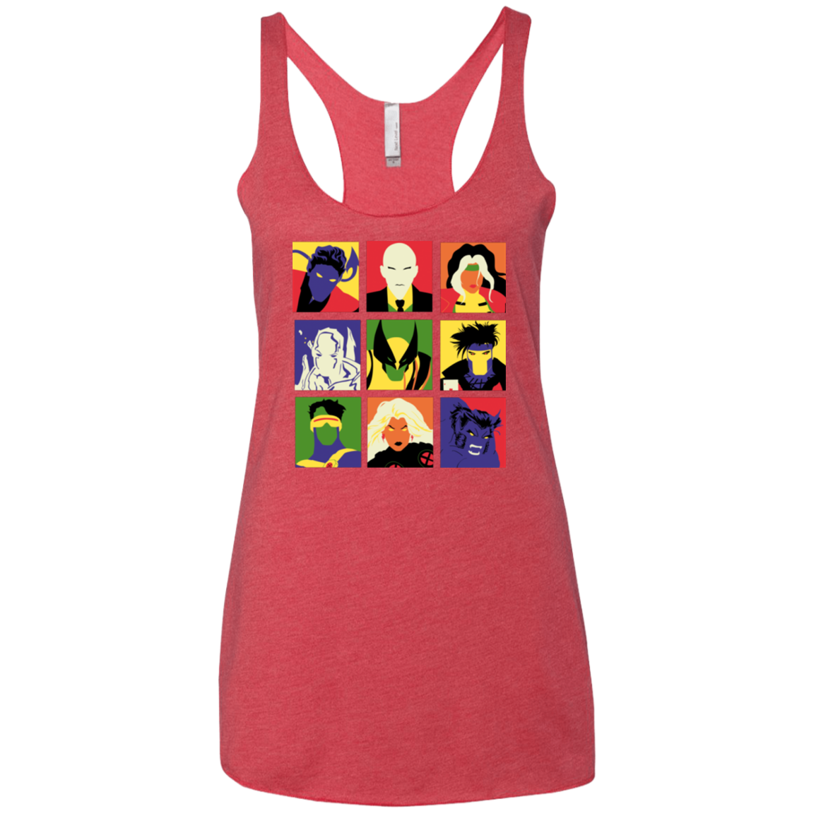 X pop Women's Triblend Racerback Tank