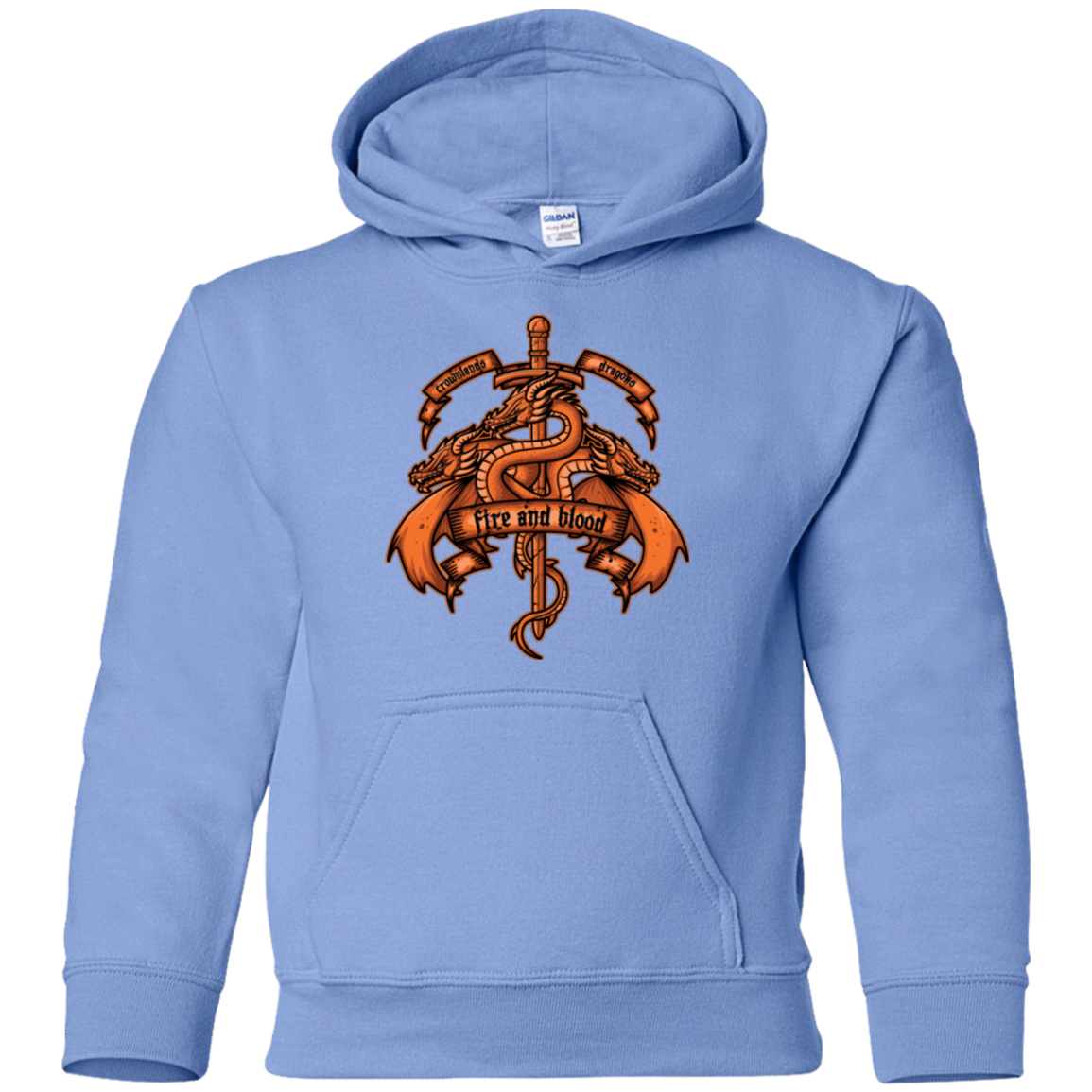 FIRE AND BLOOD Youth Hoodie