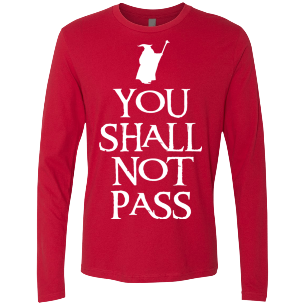 You shall not pass Men's Premium Long Sleeve