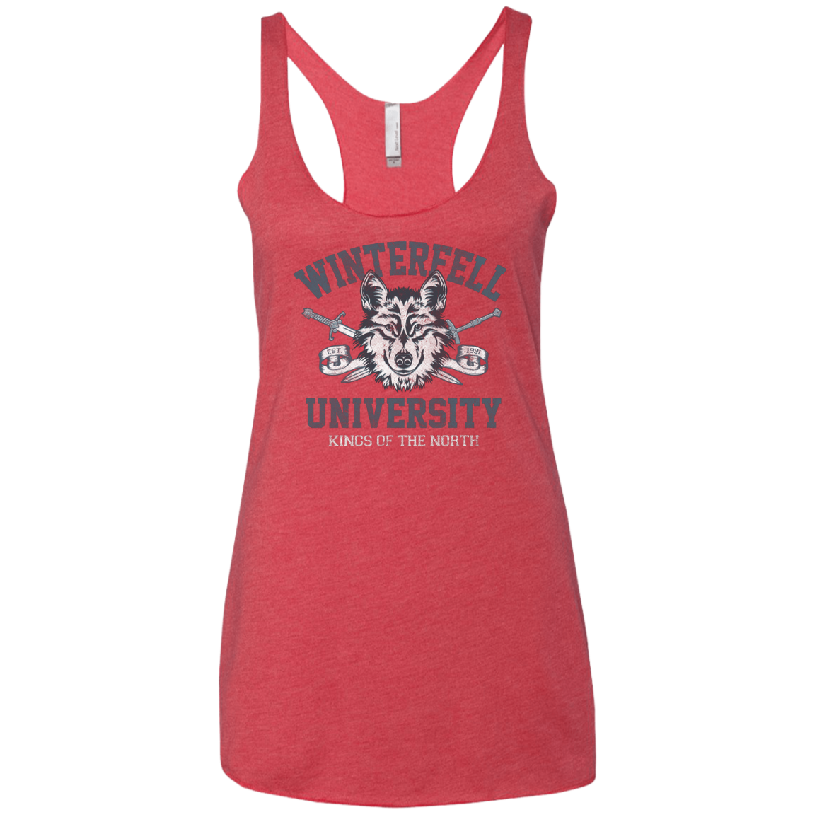 Winterfell U Women's Triblend Racerback Tank