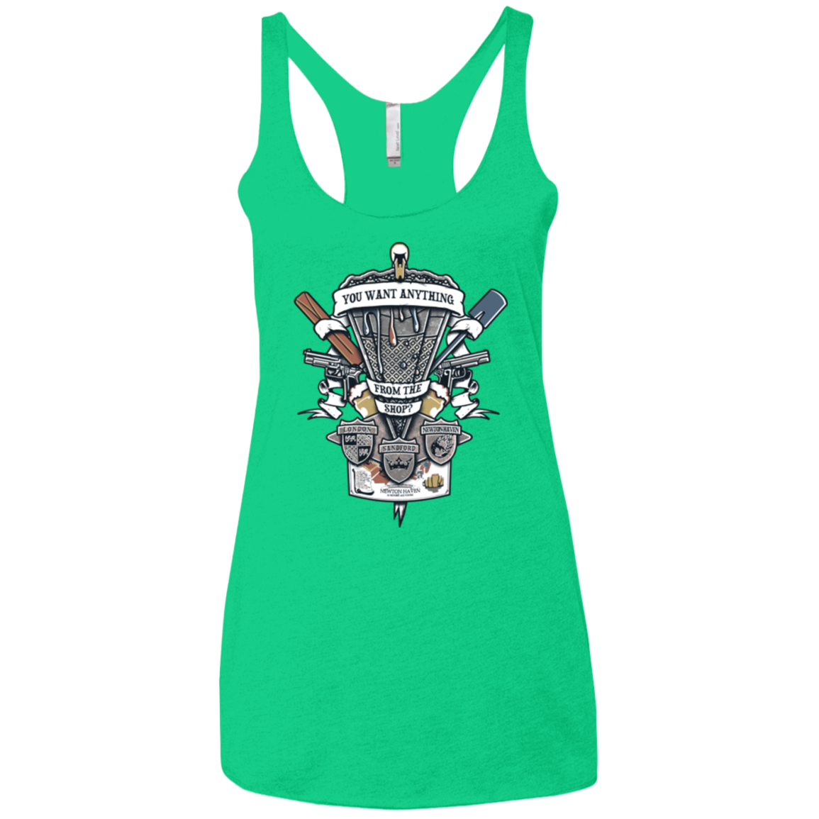 Three Cornetto's Crest Women's Triblend Racerback Tank