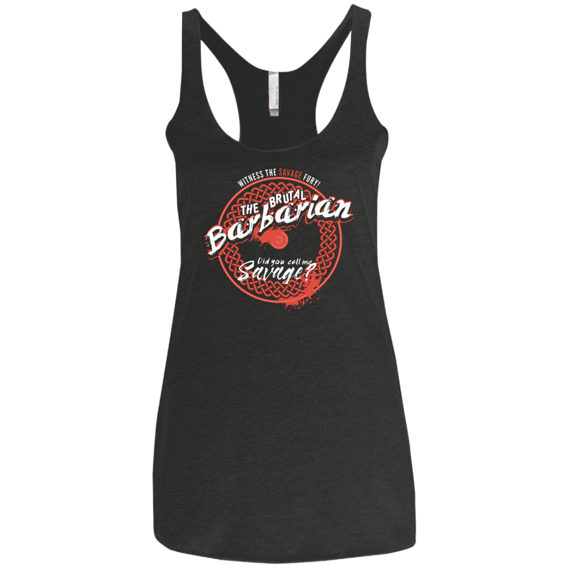 Barbarian Women's Triblend Racerback Tank