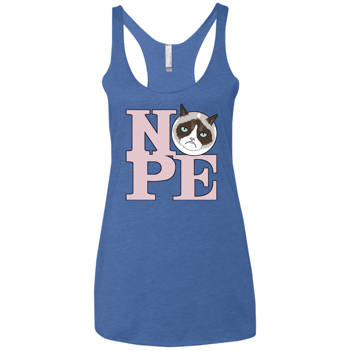 All You Need is NOPE Women's Triblend Racerback Tank