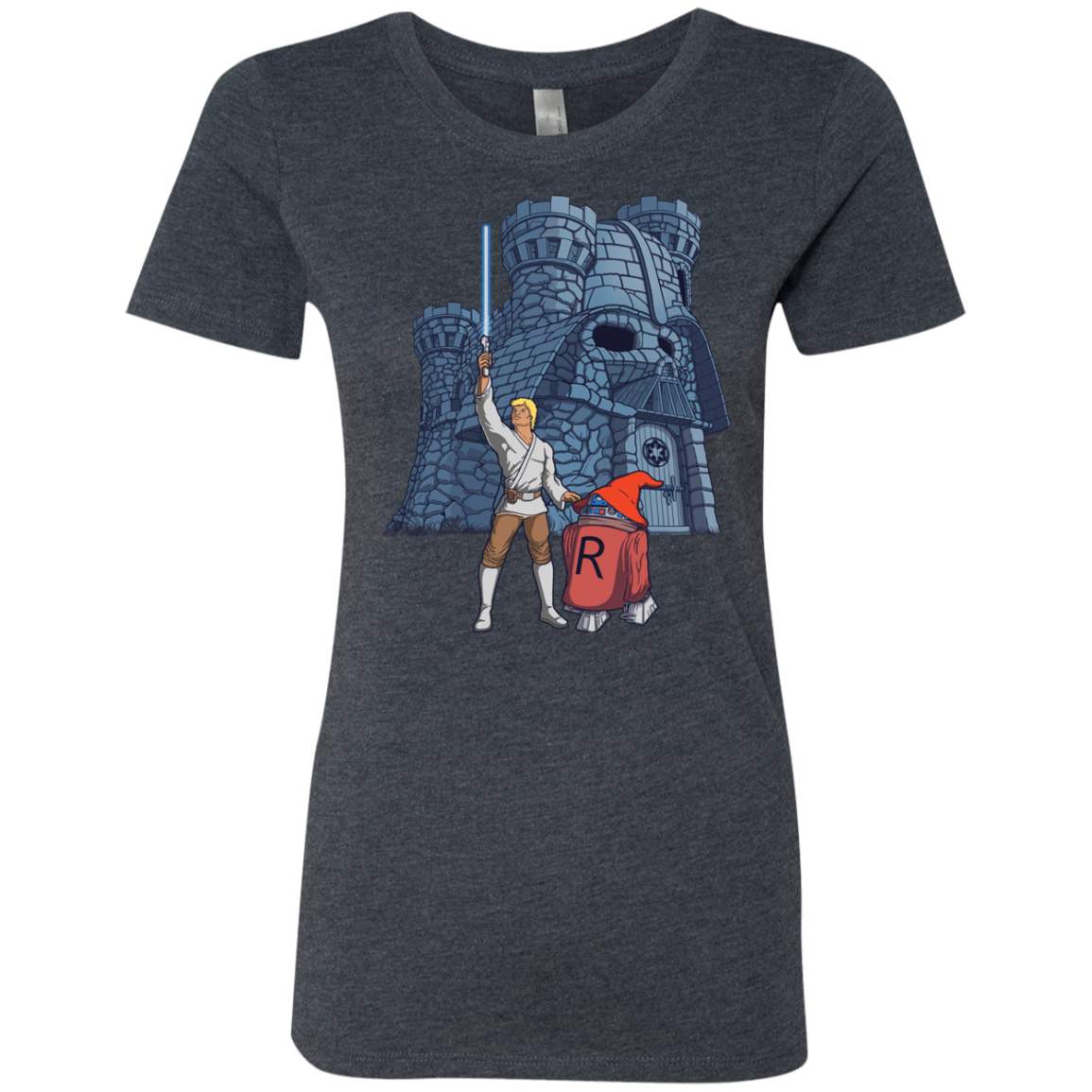 Darthskull Castle Women's Triblend T-Shirt