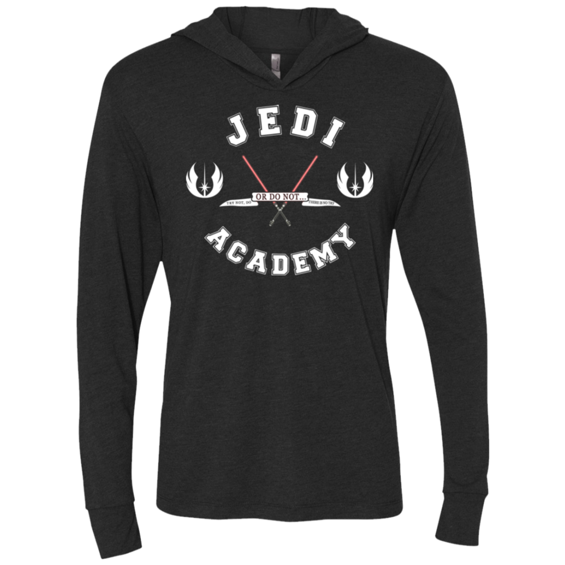 Jedi academy Triblend Long Sleeve Hoodie Tee