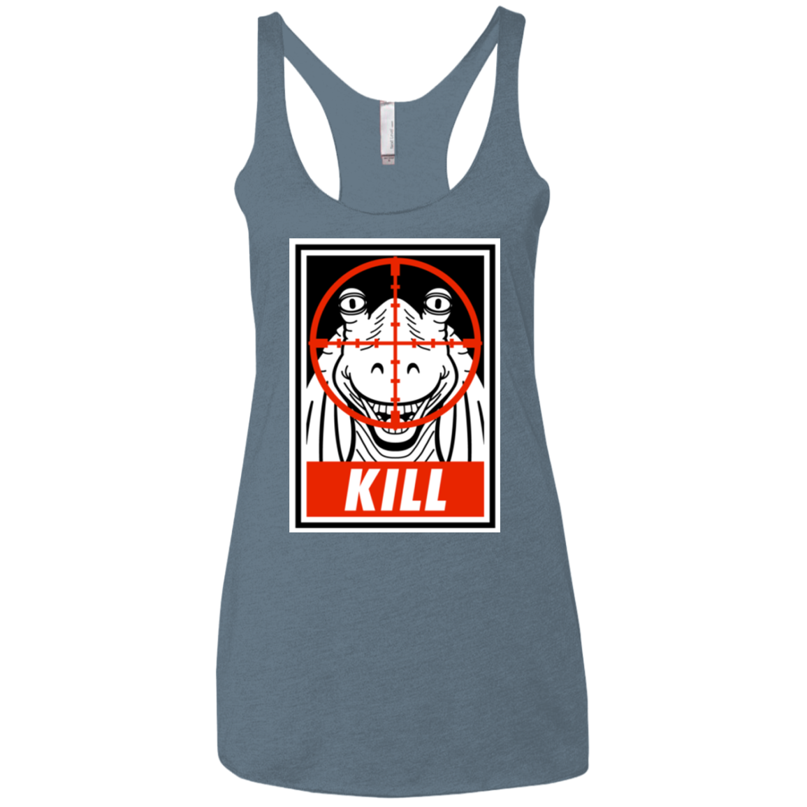 Kill Women's Triblend Racerback Tank