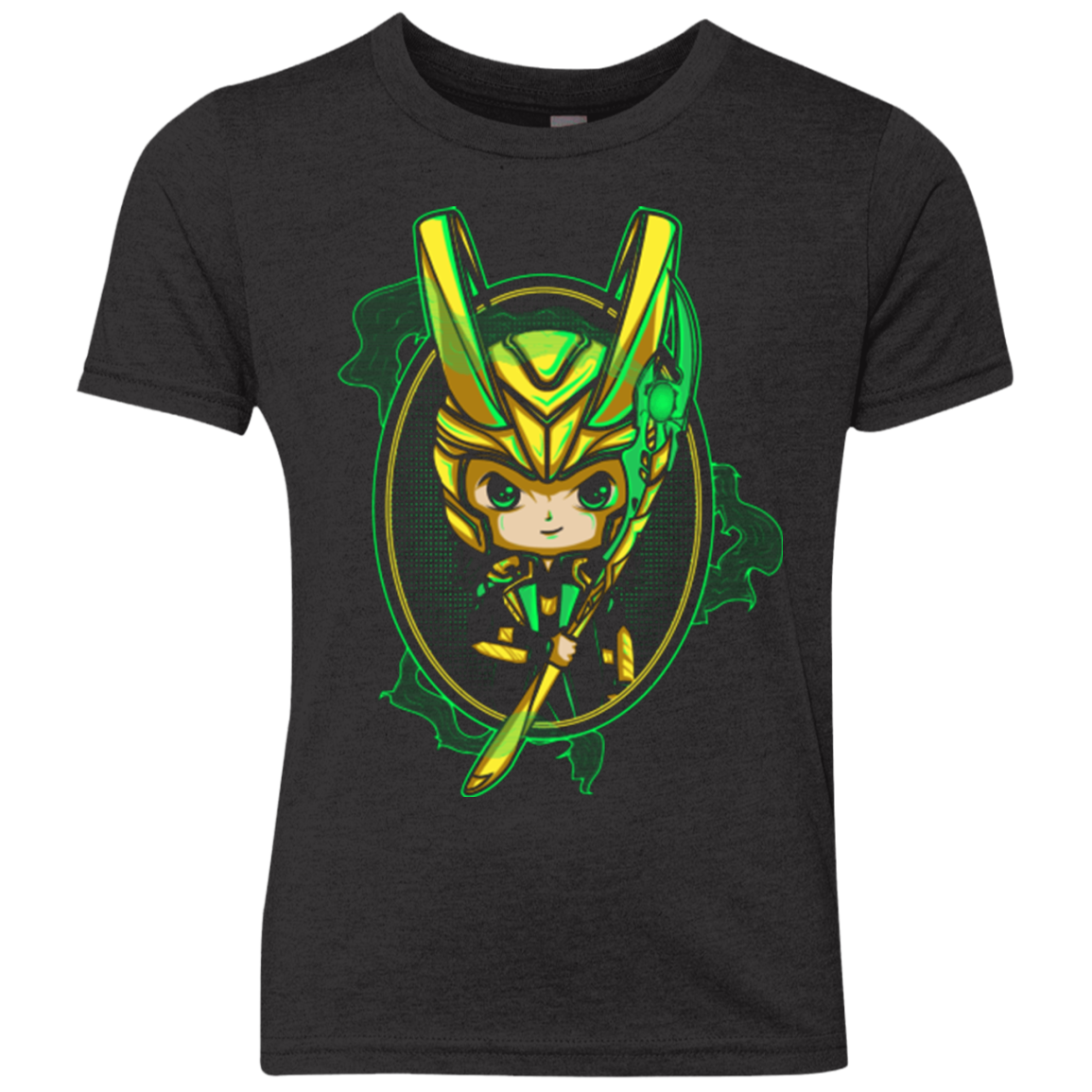 Loki Portrait Youth Triblend T-Shirt