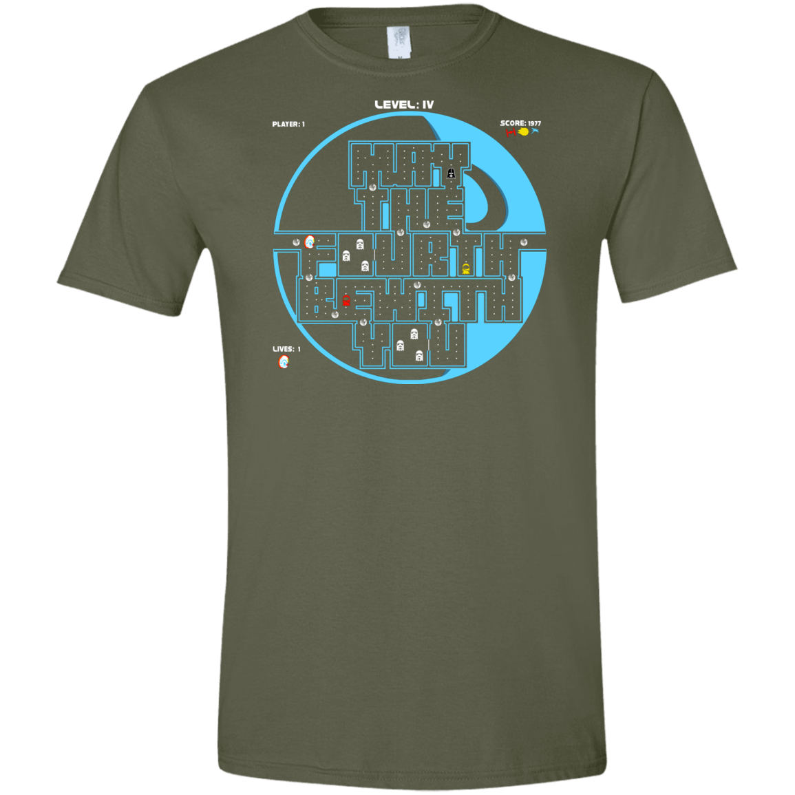 Pacman May The Fourth Men's Semi-Fitted Softstyle