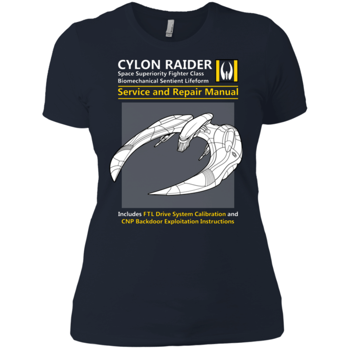 CYLON RAIDER SERVICE & REPAIR MANUAL Women's Premium T-Shirt