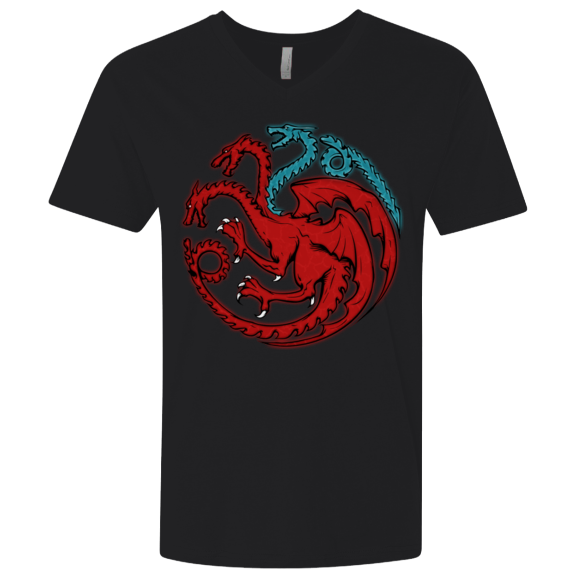 Trinity of fire and ice V2 Men's Premium V-Neck