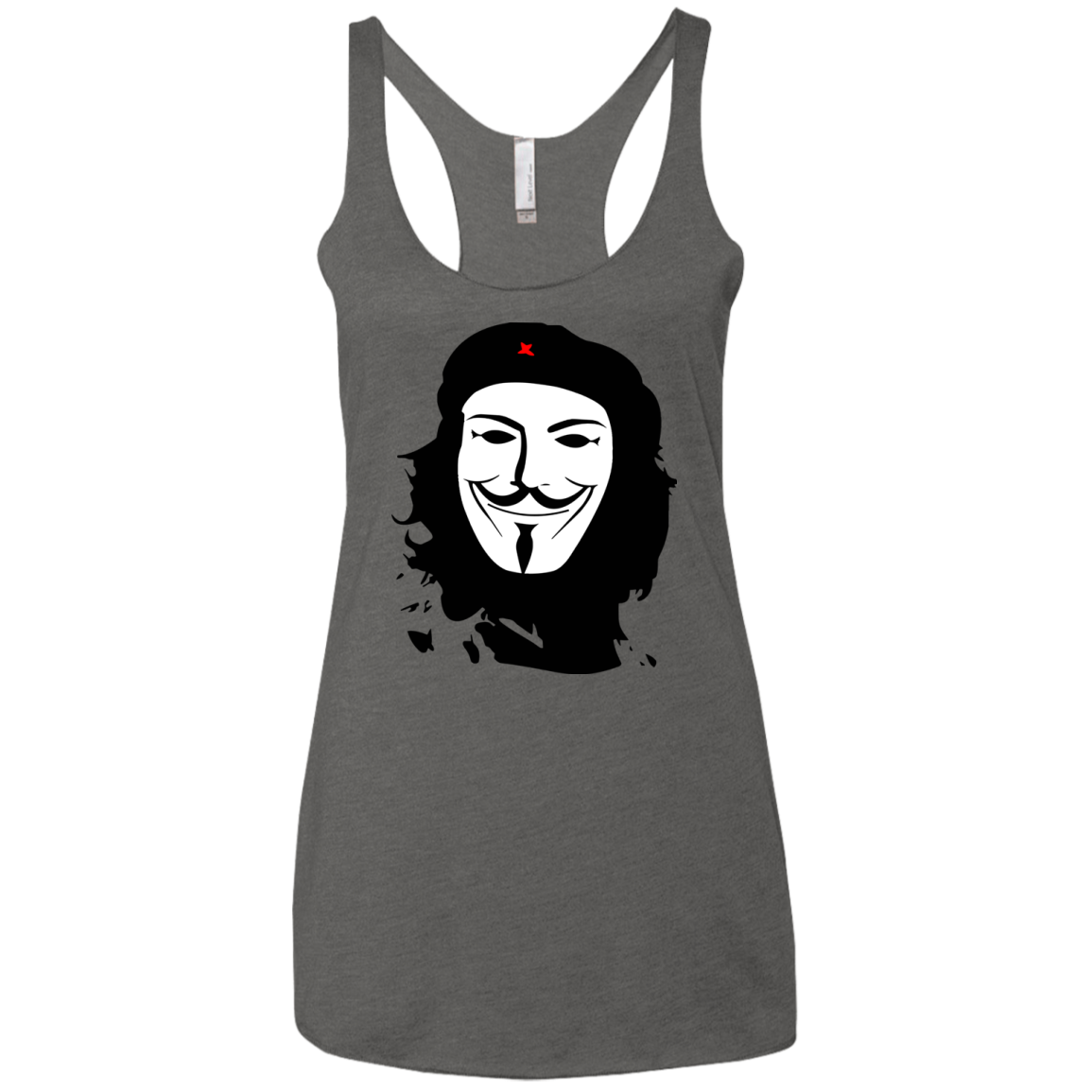 Anonymous Guevara Women's Triblend Racerback Tank