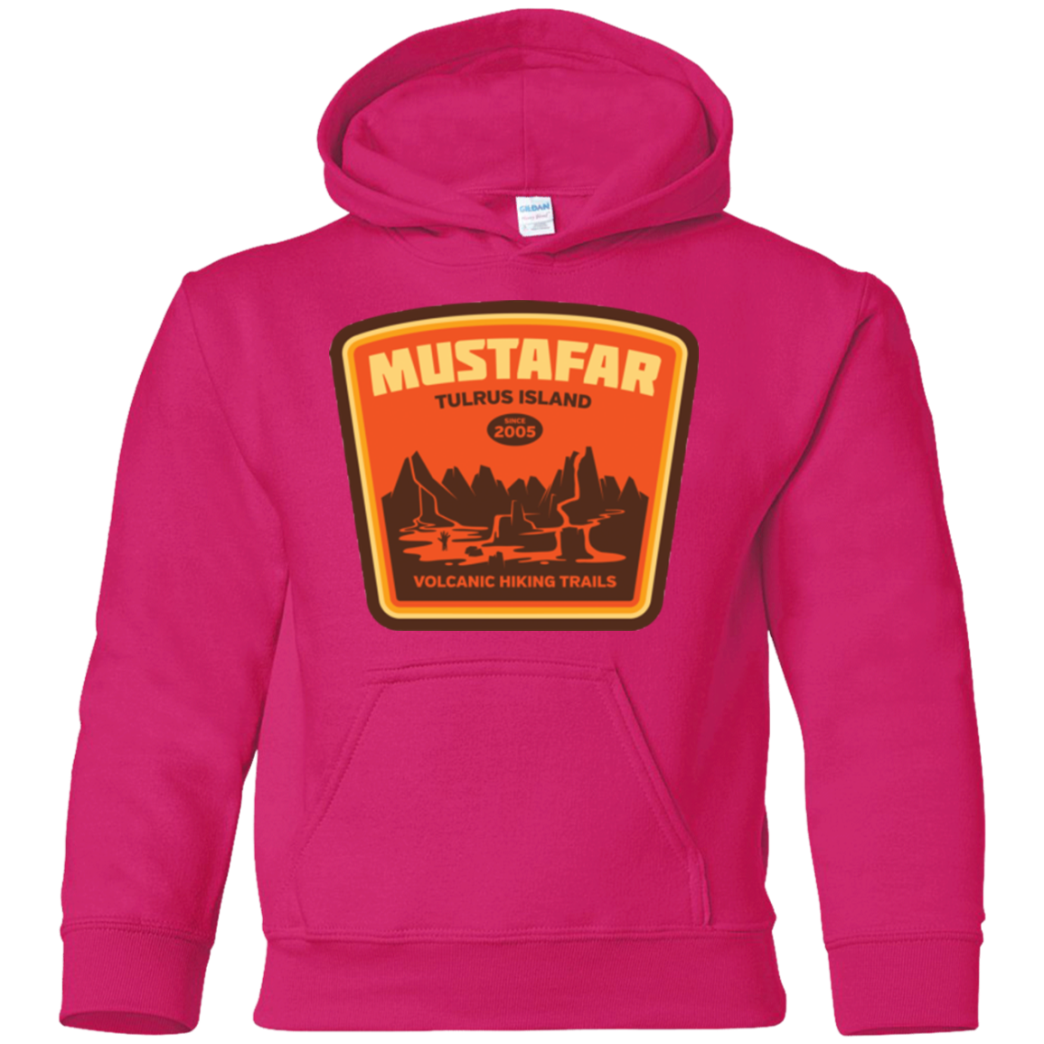 Volcanic Hiking Trails Youth Hoodie