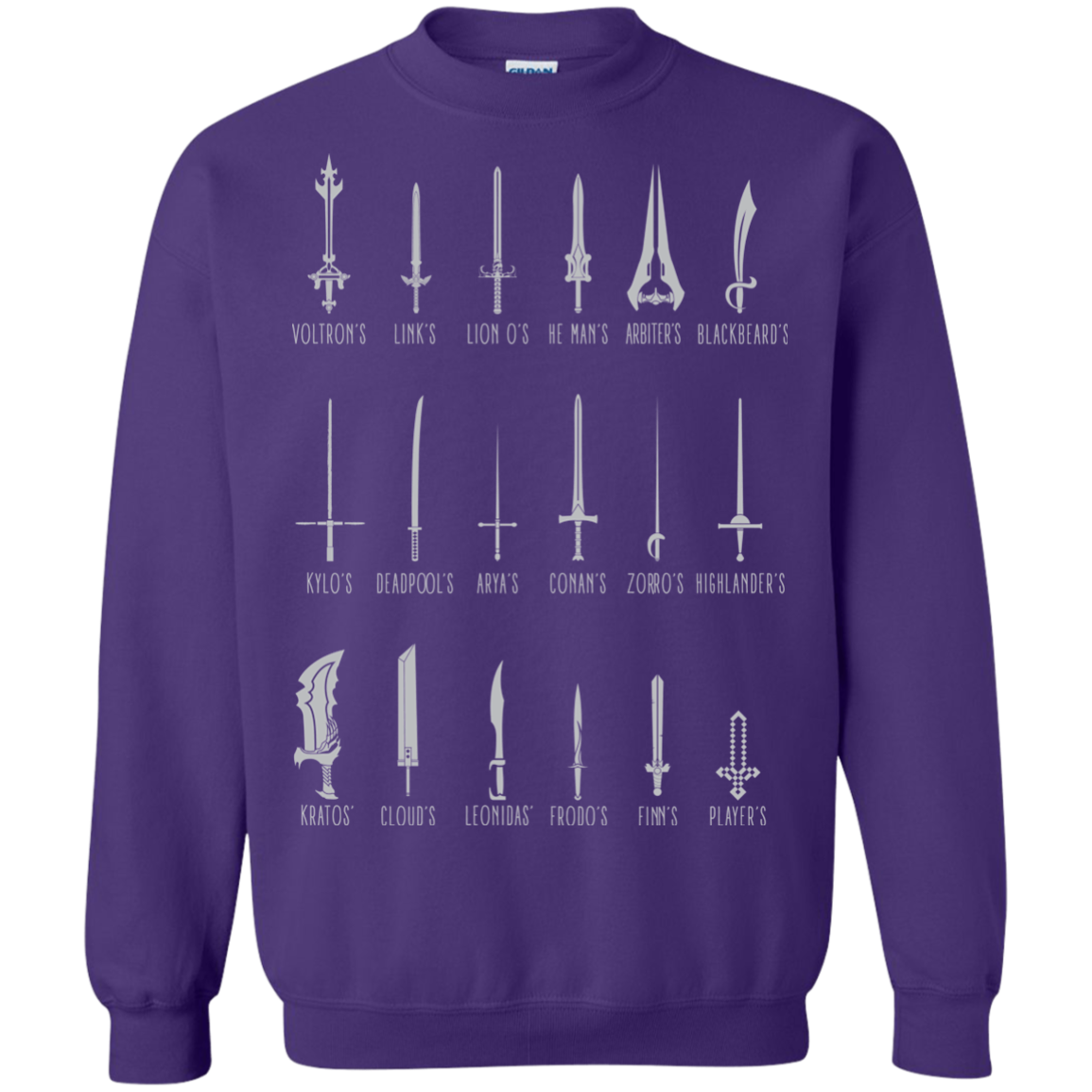 POPULAR SWORDS Crewneck Sweatshirt