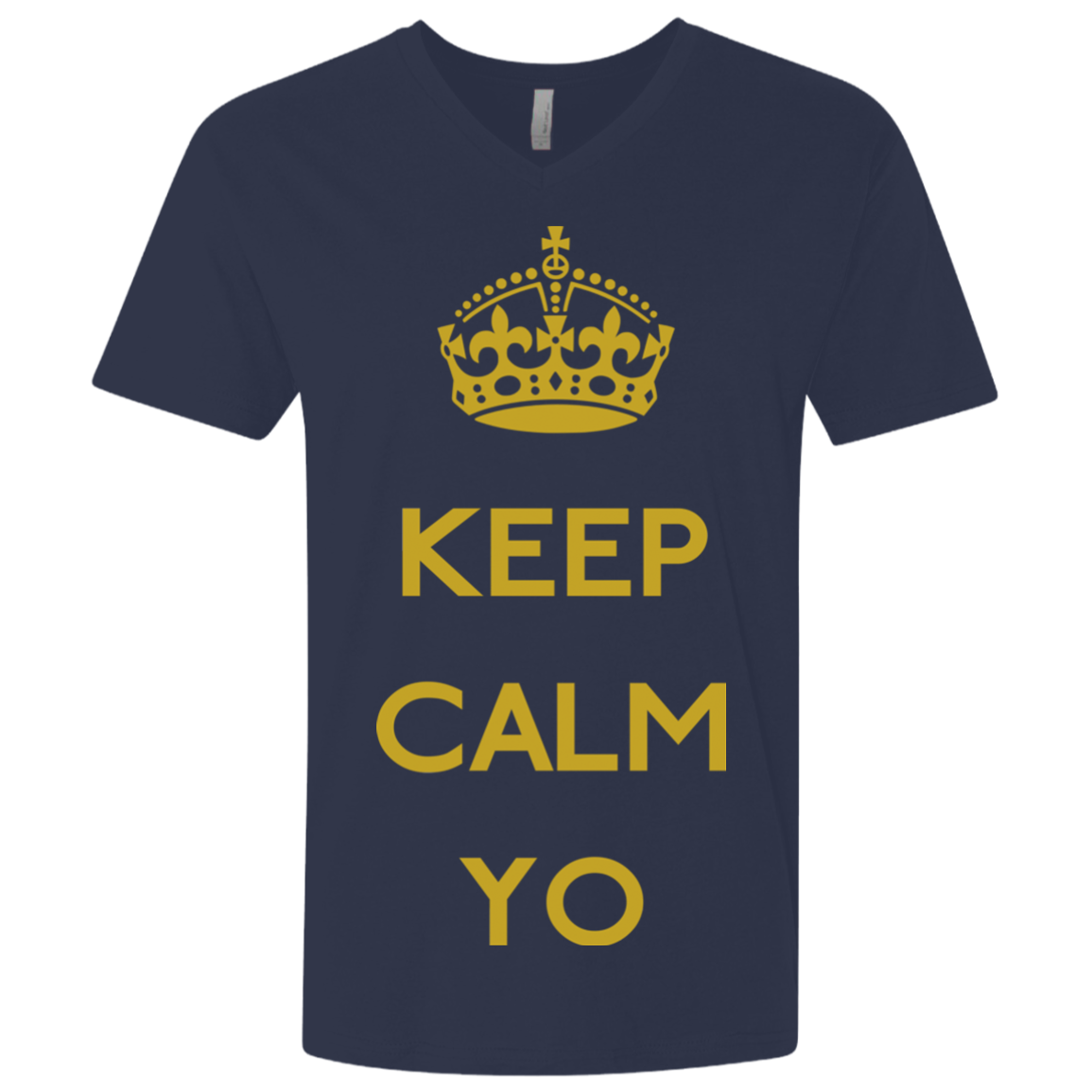 Keep Calm Yo Men's Premium V-Neck