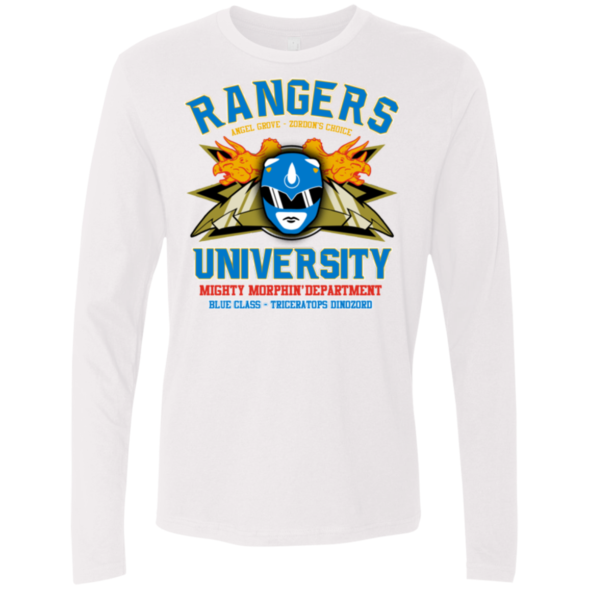 Rangers U Blue Ranger Men's Premium Long Sleeve