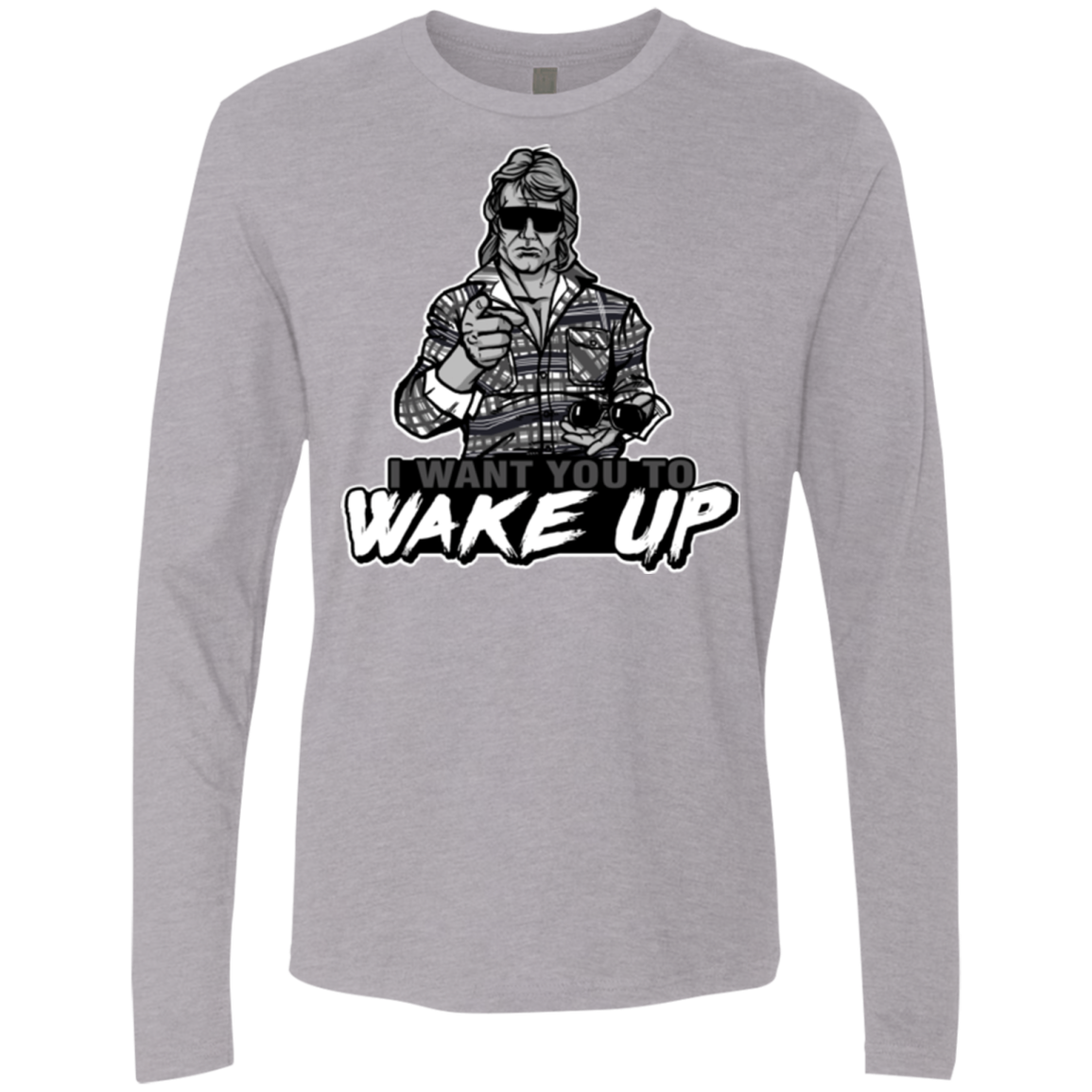 Wake Up Men's Premium Long Sleeve