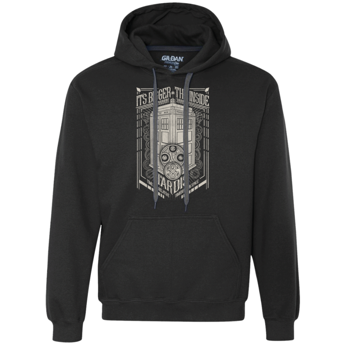 The Vintage Series - It's Bigger on The Inside Premium Fleece Hoodie