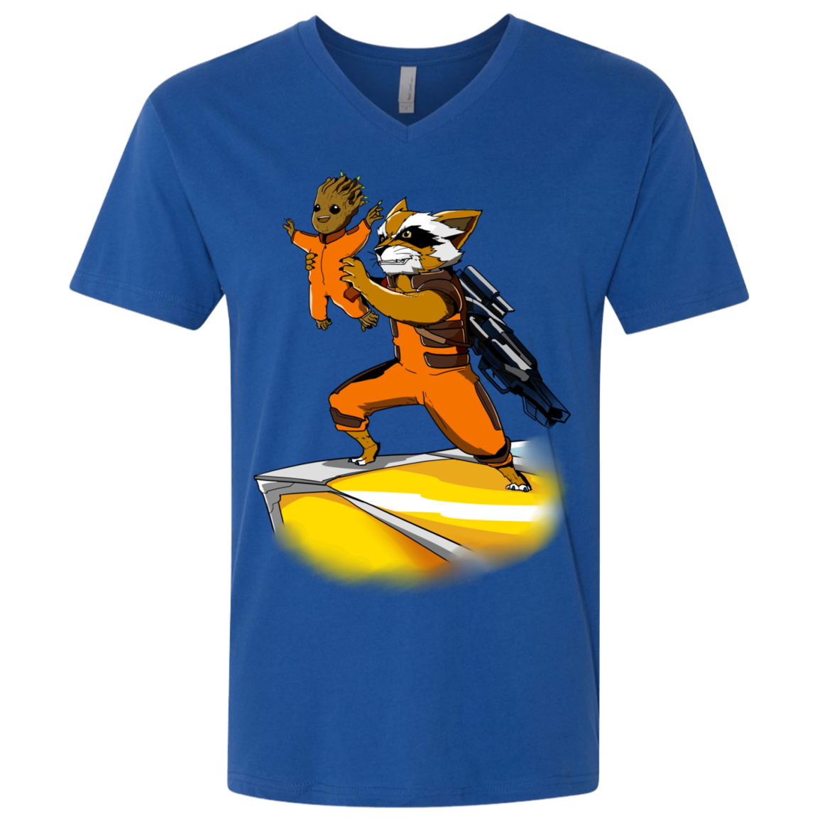 Baby Groot Men's Premium V-Neck