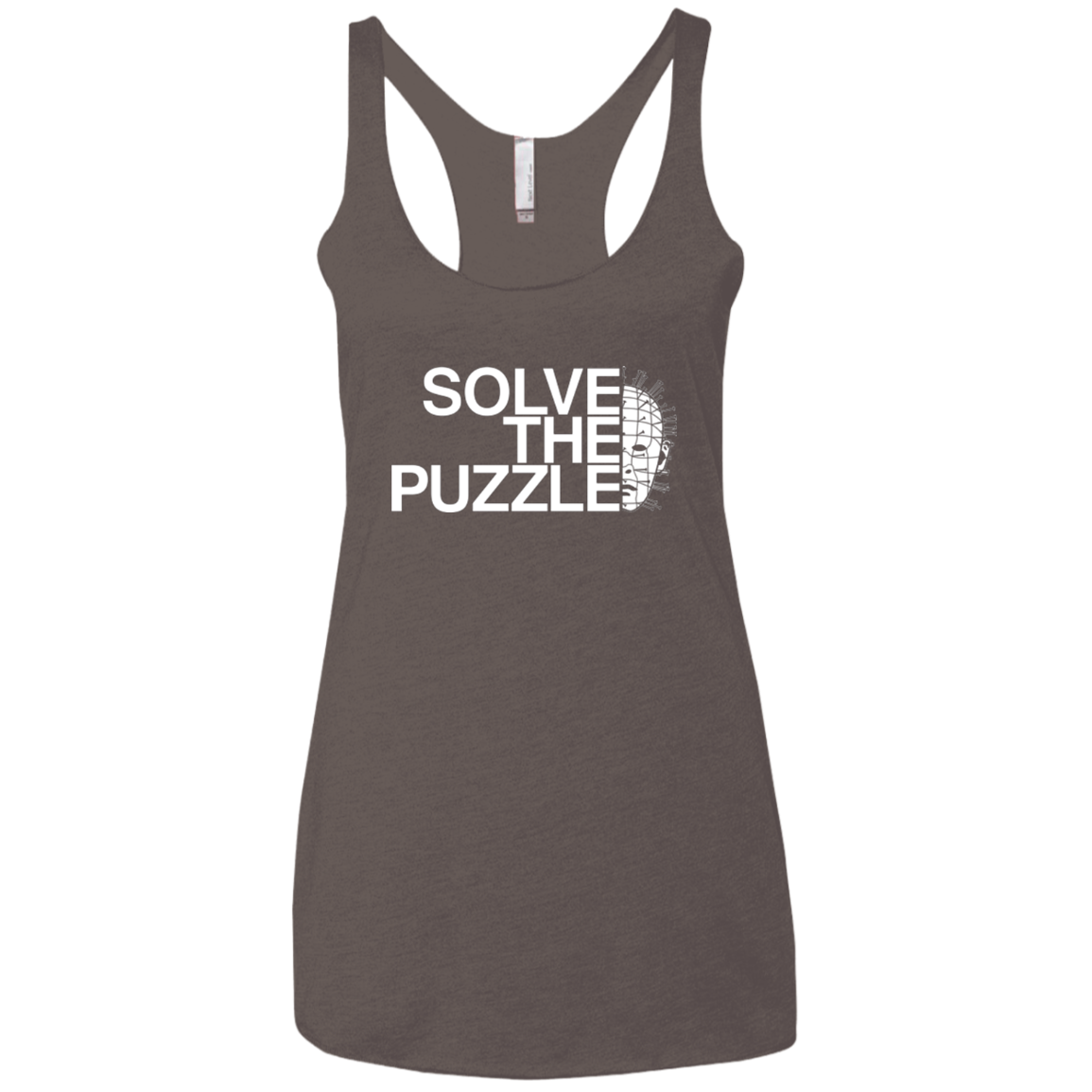 Solve The Puzzle V2 Women's Triblend Racerback Tank