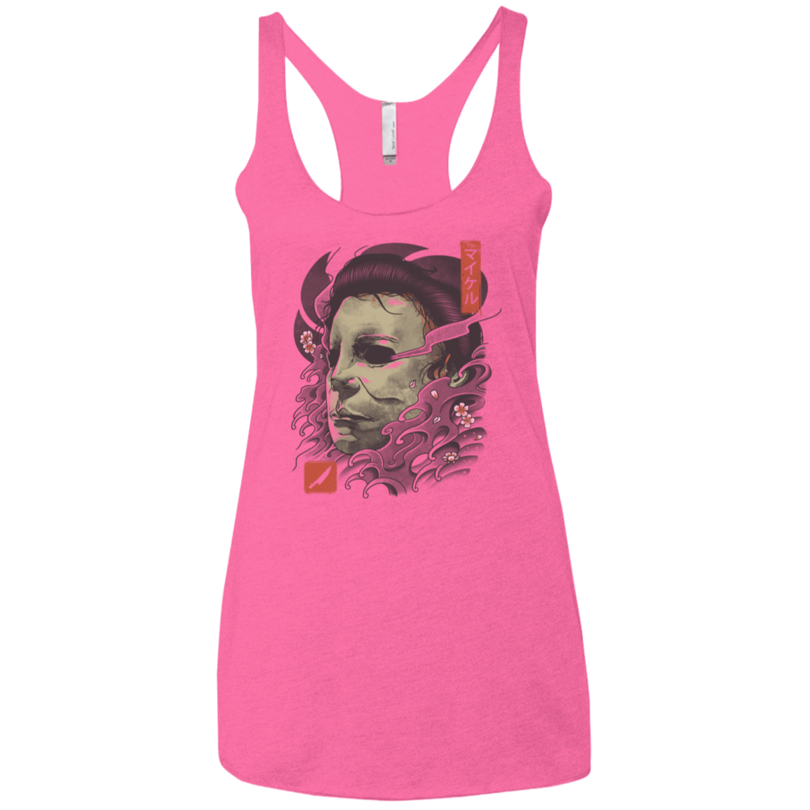 Oni Slasher Mask Women's Triblend Racerback Tank