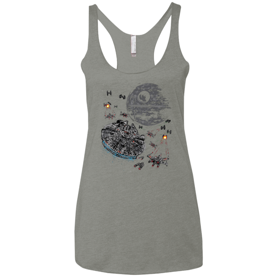 The Last Great Battle Women's Triblend Racerback Tank