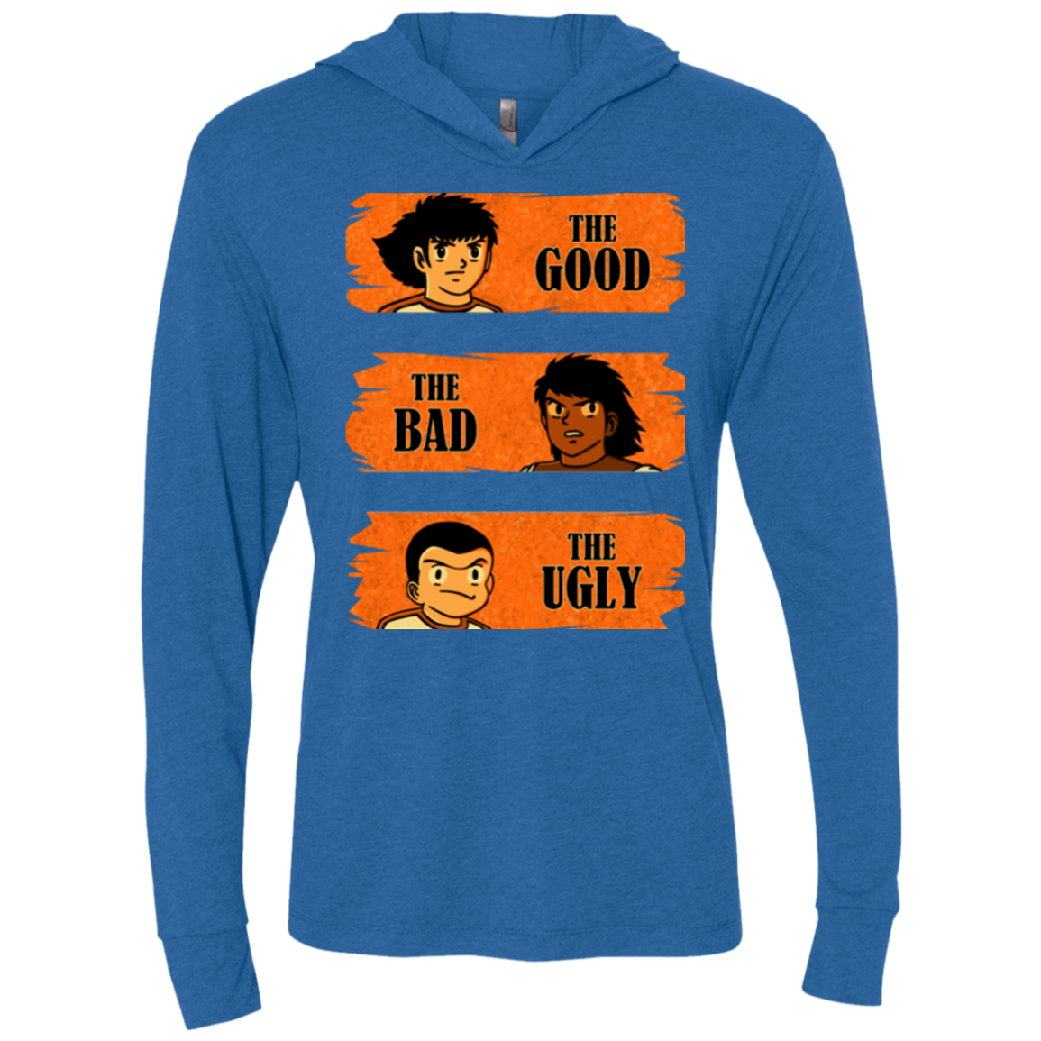 Western captains Triblend Long Sleeve Hoodie Tee