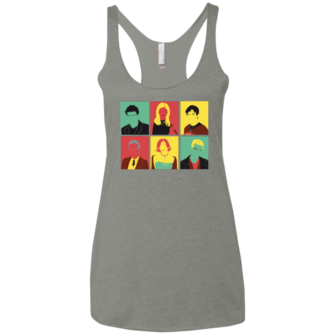 Slayer pop Women's Triblend Racerback Tank