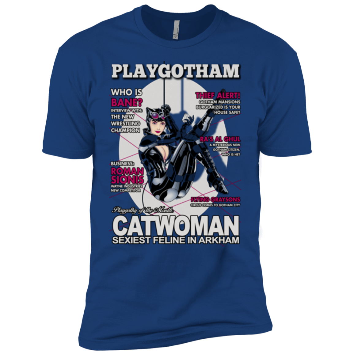 Catwoman PlayGotham Boys Premium T-Shirt